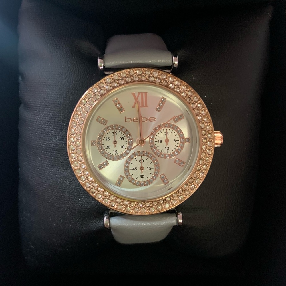 Bebe Gold Bling Watch